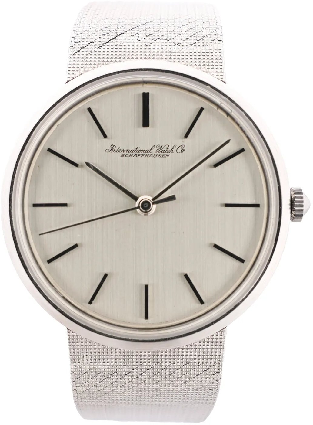 IWC Antique Schaffhausen Classic 1969880 WG Manual winding Silver-Face cal.402