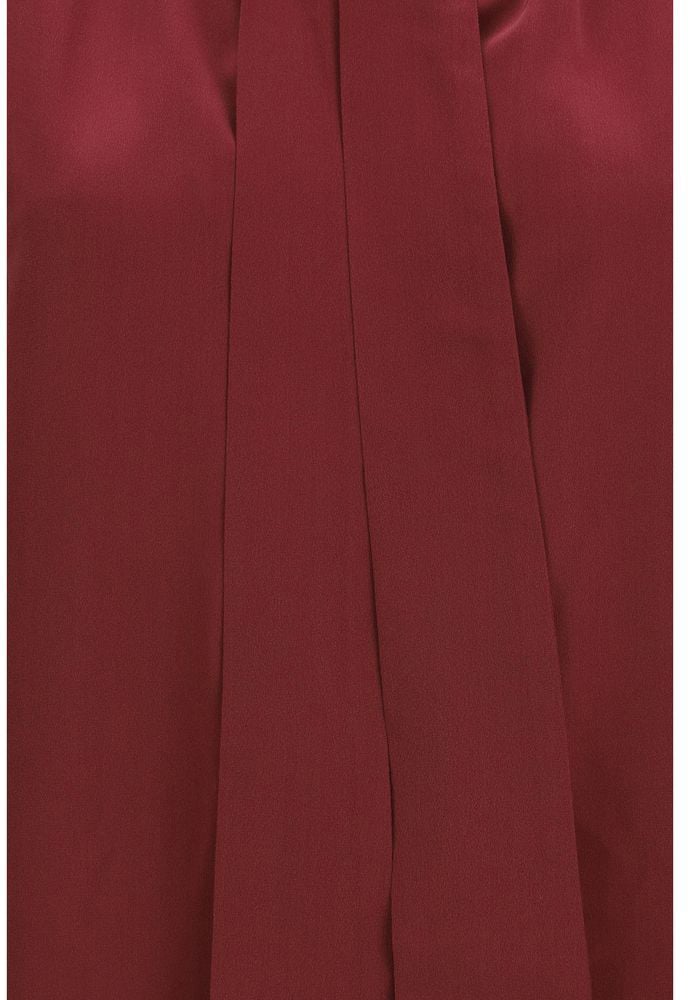 Jacob Cohen Bordeaux Silk Blouse
