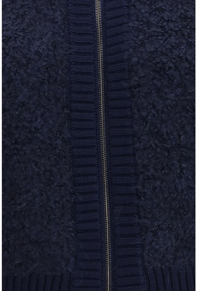 Jacob Cohen Blue Alpaca Vicugna Pacos Sweatshirt