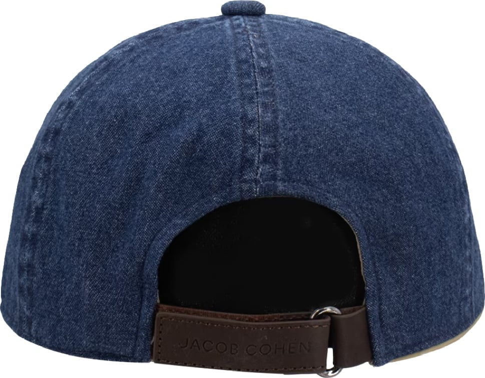 Jacob Cohën Logo Embroidered Unisex Cap Navy