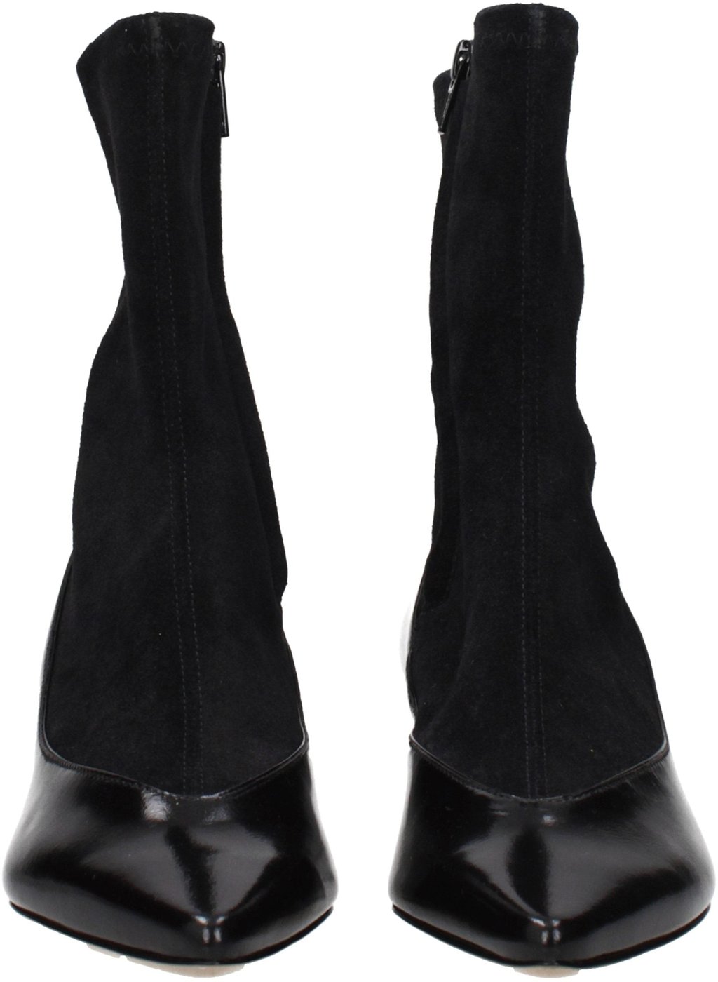 Jacquemus Black Leather Ankle Boots