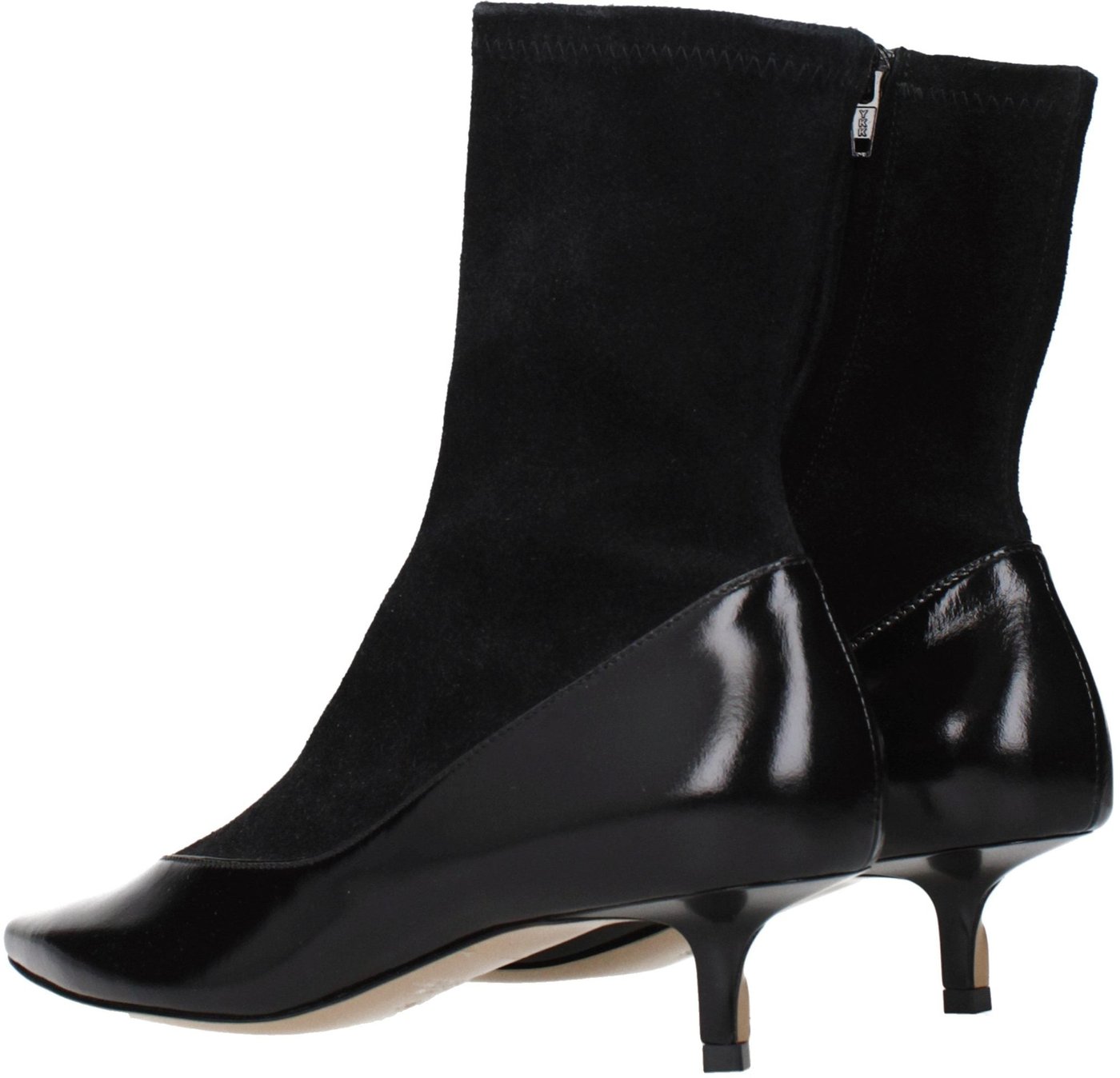 Jacquemus Black Leather Ankle Boots