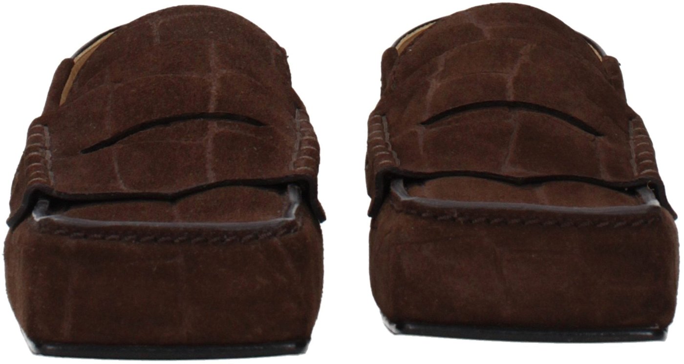 Jacquemus Brown Leather Slip-On Loafers