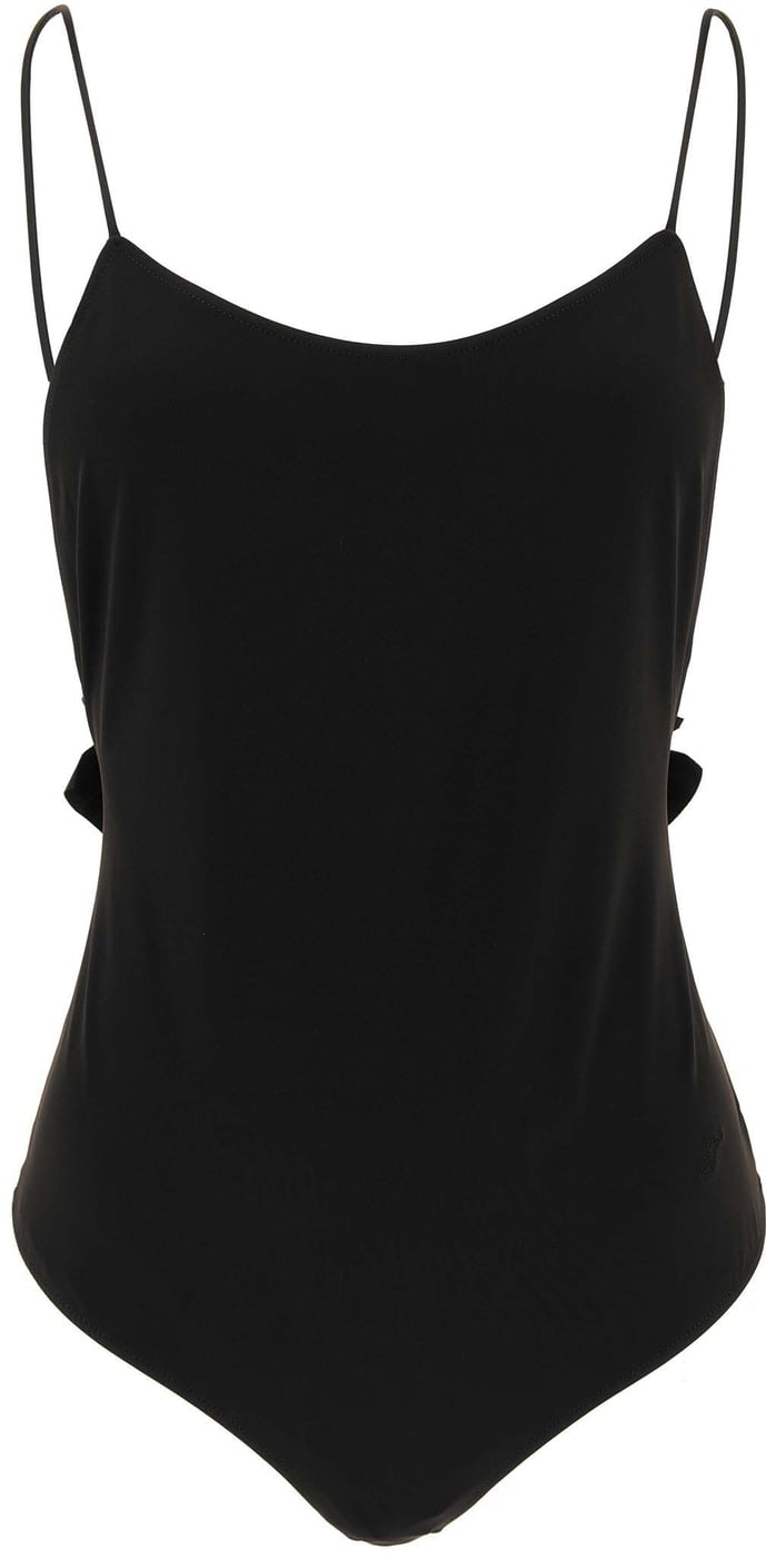 Jacquemus Black Polyamide One-Piece Swimsuit