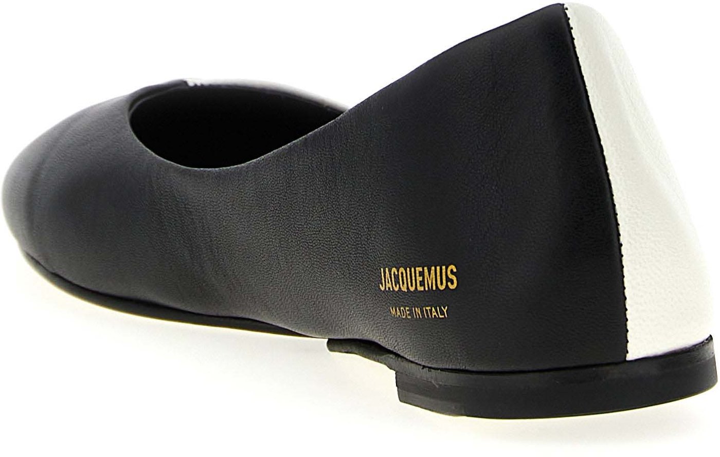 Jacquemus Bicolor Lamb Leather Ballet Flats