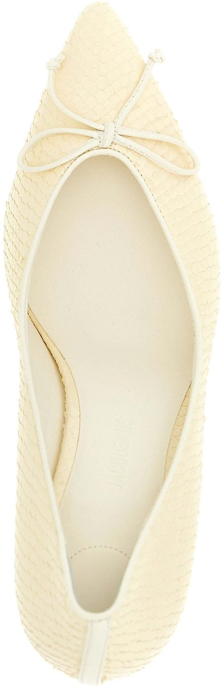 Jacquemus Beige Calfskin High Heel Pumps