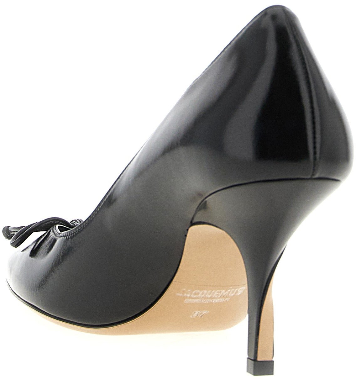 Jacquemus Black Cowhide High Heel Pumps