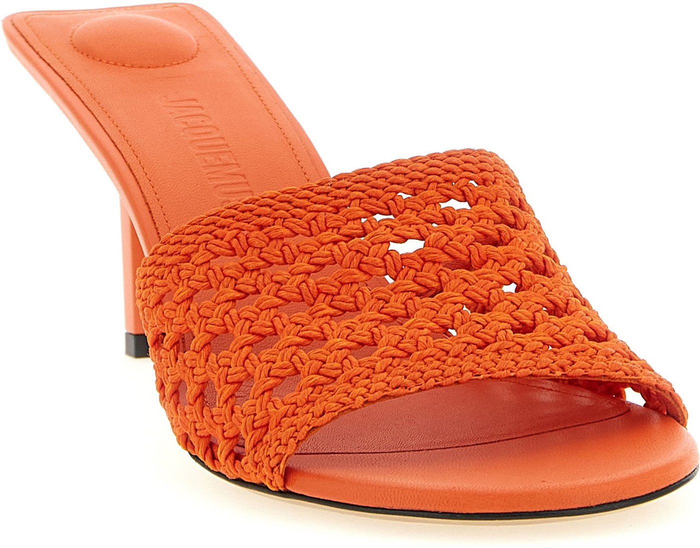 Jacquemus Orange Polyester Platform Sandals
