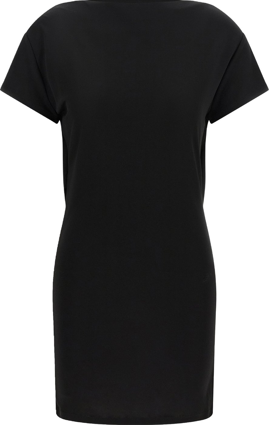 Jacquemus Black Viscose Short Dress