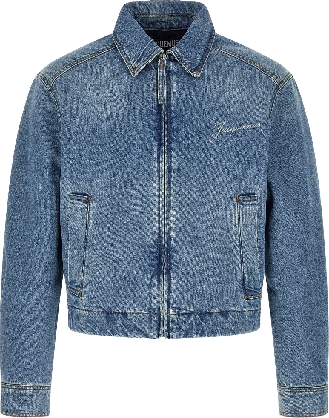 Jacquemus Blue Cotton Denim Jacket