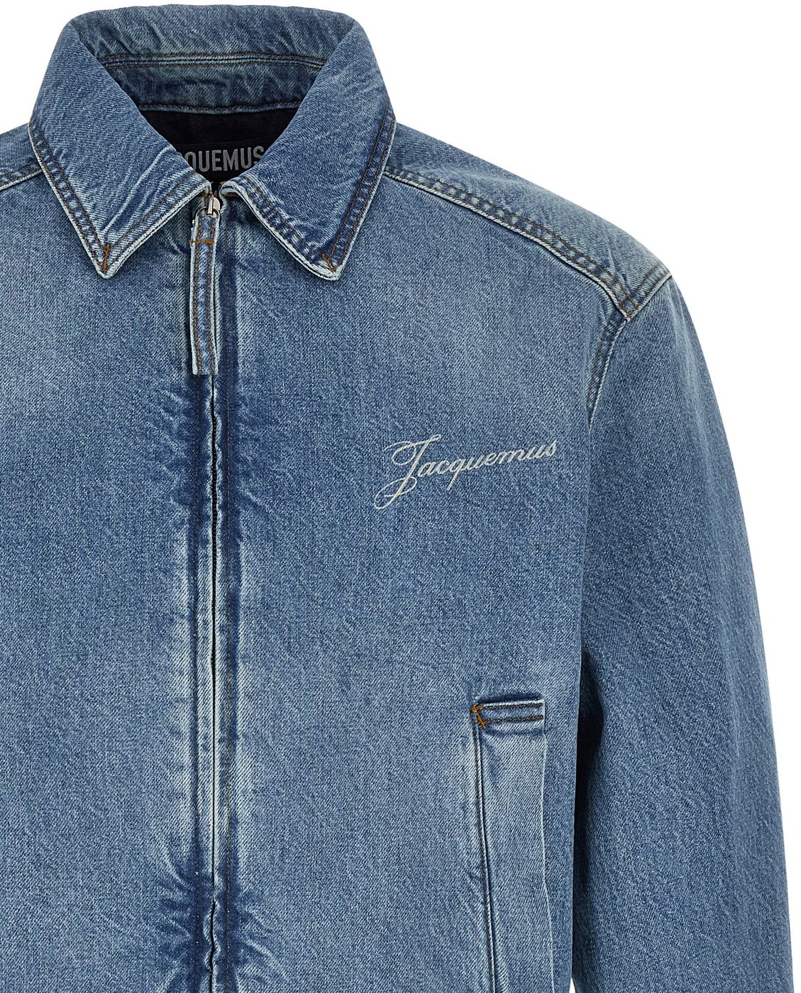 Jacquemus Blue Cotton Denim Jacket