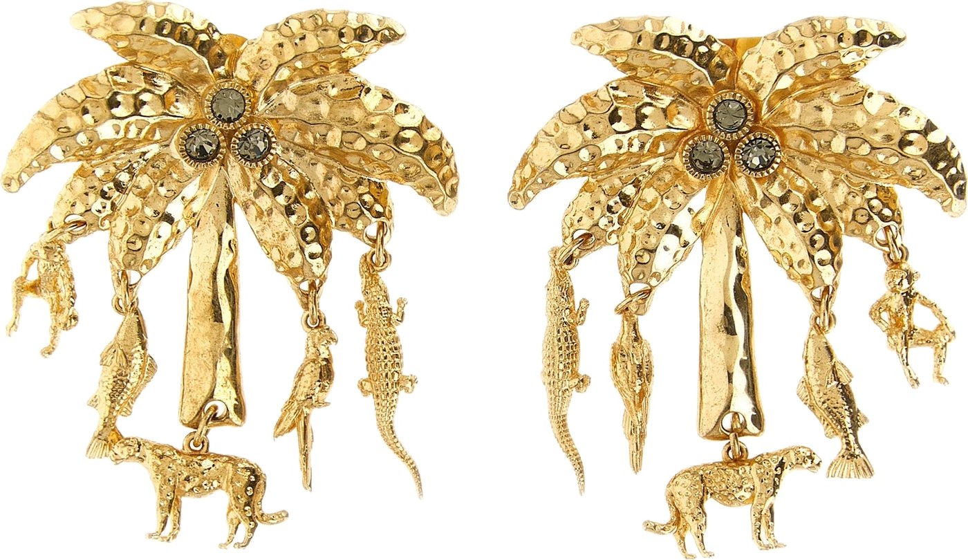 Jacquemus Gold Brass Earrings