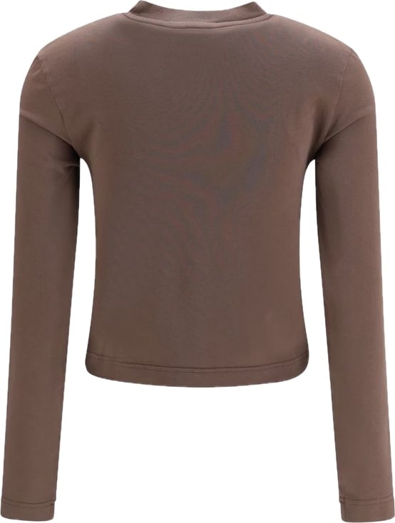 Jacquemus Brown Cotton Long Sleeve T-Shirt