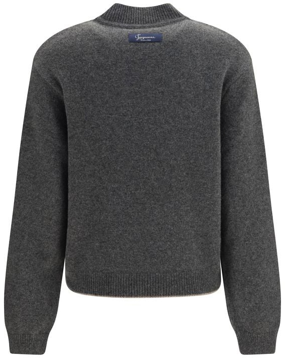 Jacquemus Gray Cashmere Sweatshirt