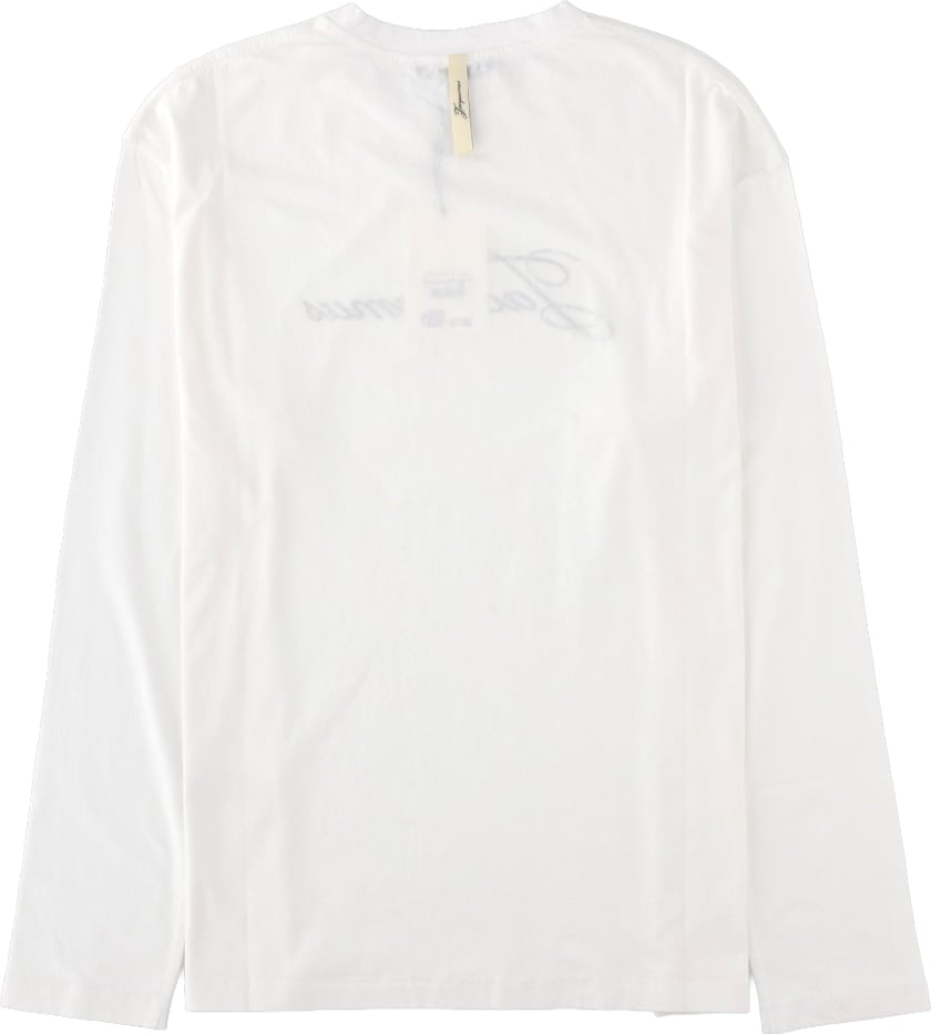 T-shirt a Maniche Lunghe con Logo Stampato