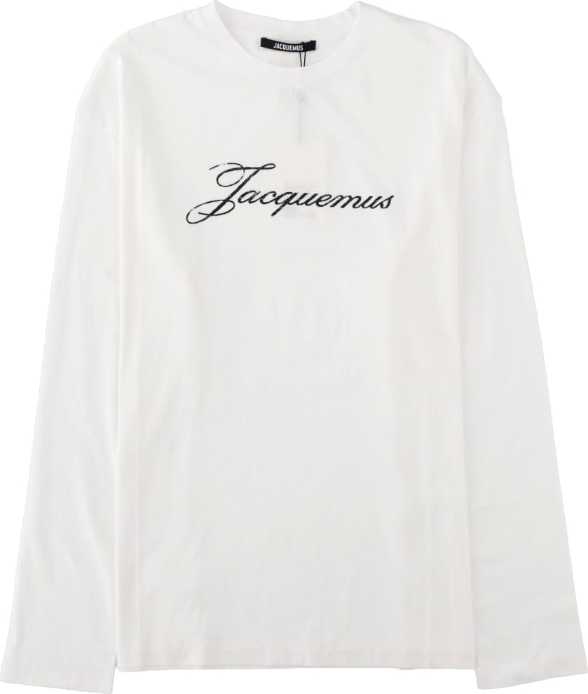 T-shirt a Maniche Lunghe con Logo Stampato