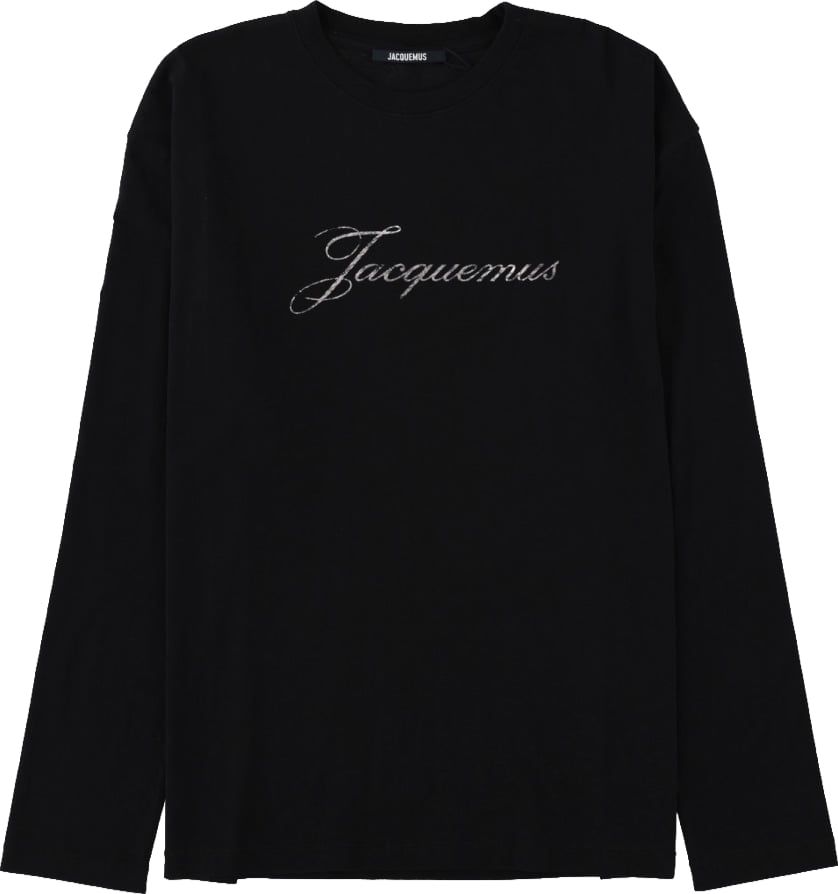 T-shirt a Maniche Lunghe con Logo