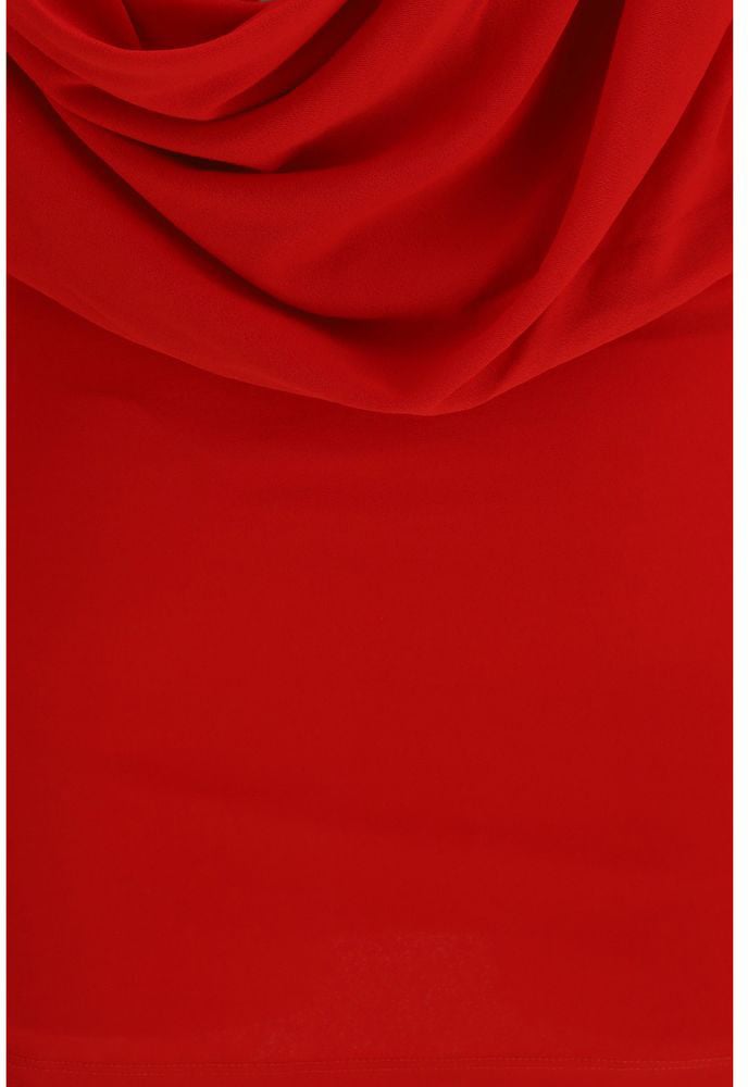 Jacquemus Red Viscose Cocktail Dress