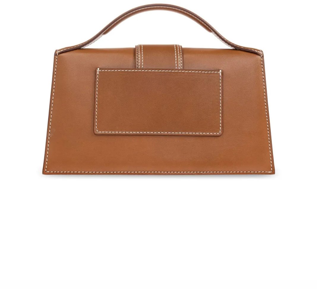 Jacquemus The Bambino Large Crossbody Flap Bag Brown