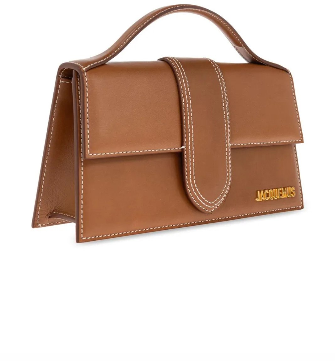 Jacquemus The Bambino Large Crossbody Flap Bag Brown