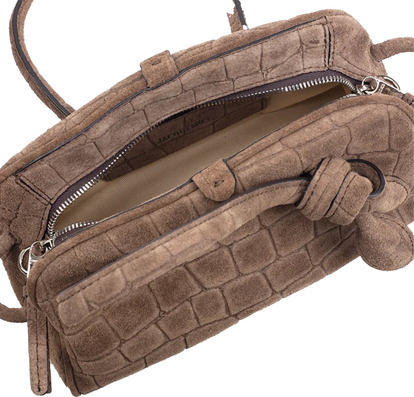 Jacquemus Le Petit Turismo Croco Bag