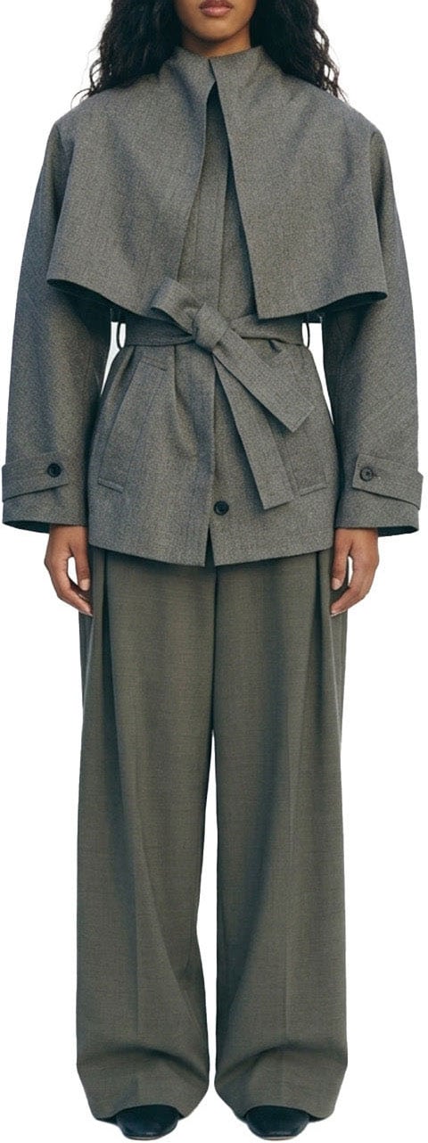 Le caban bolero dark brown