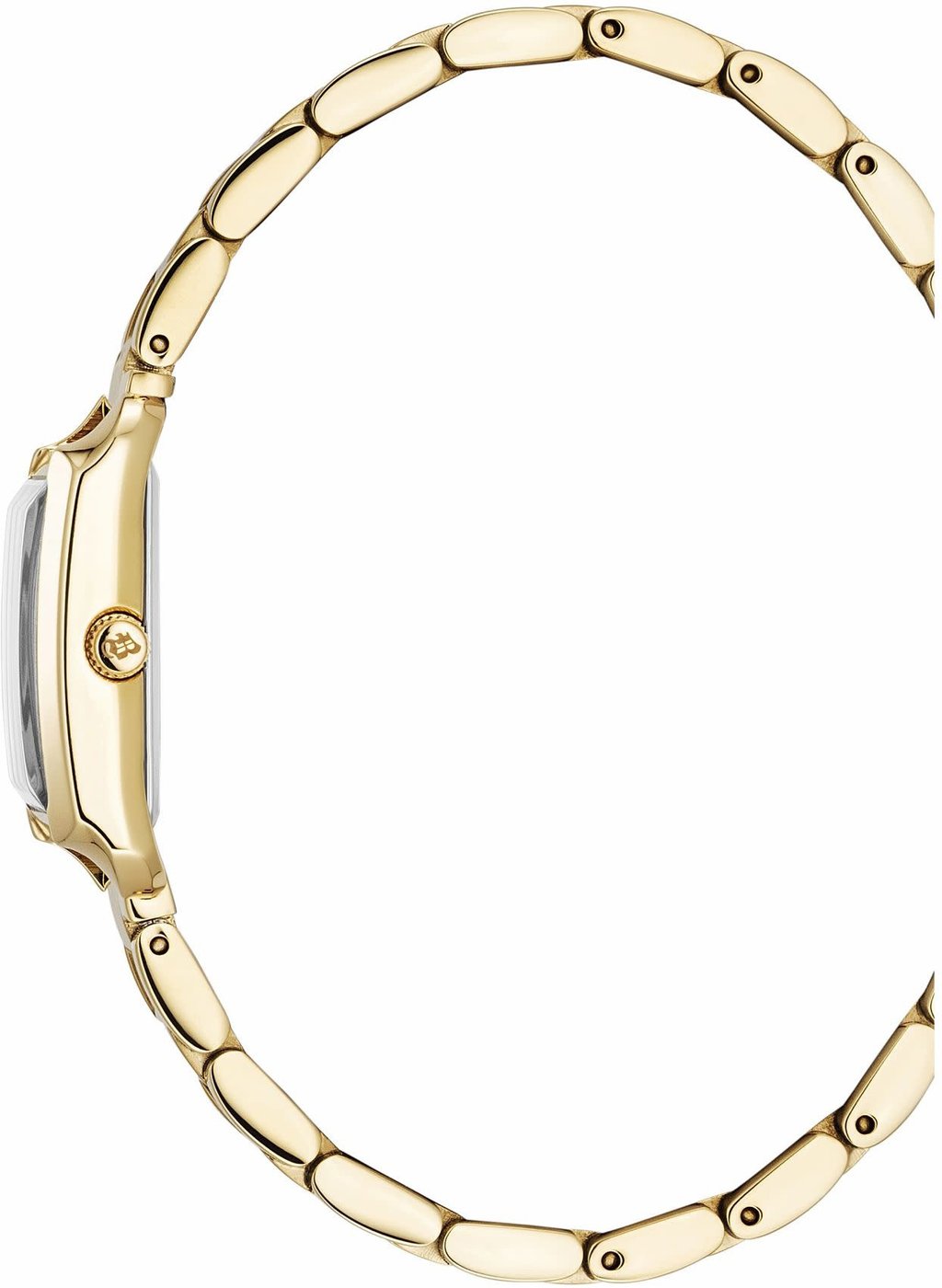Jacques Du Manoir Horloge JWL04402 Emily Staal met Geelgouden Plating Quartz Swiss Made Vierkant