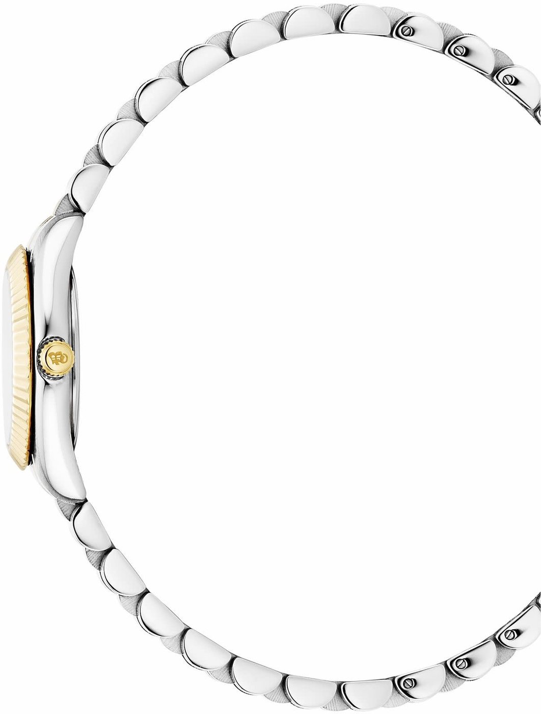 Jacques Du Manoir JWL05102 Inspiration Horloge Staal Bi-Color met MOP wijzerplaat maat 22 mm