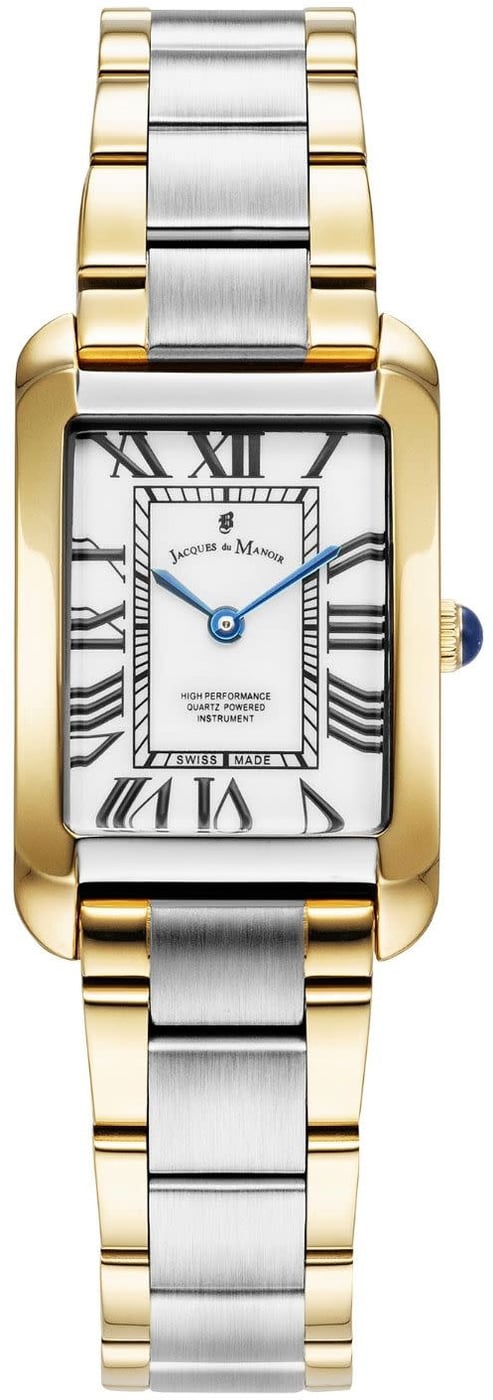 Jacques du Manoir Horloge JWL05803 Emily III Staal Bi-color Quartz Swiss Made 23mm x 34mm