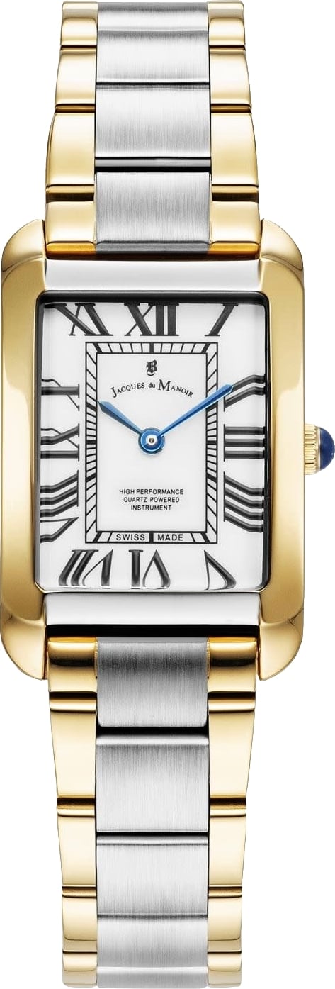 Jacques du Manoir Horloge JWL05803 Emily III Staal Bi-color Quartz Swiss Made 23mm x 34mm