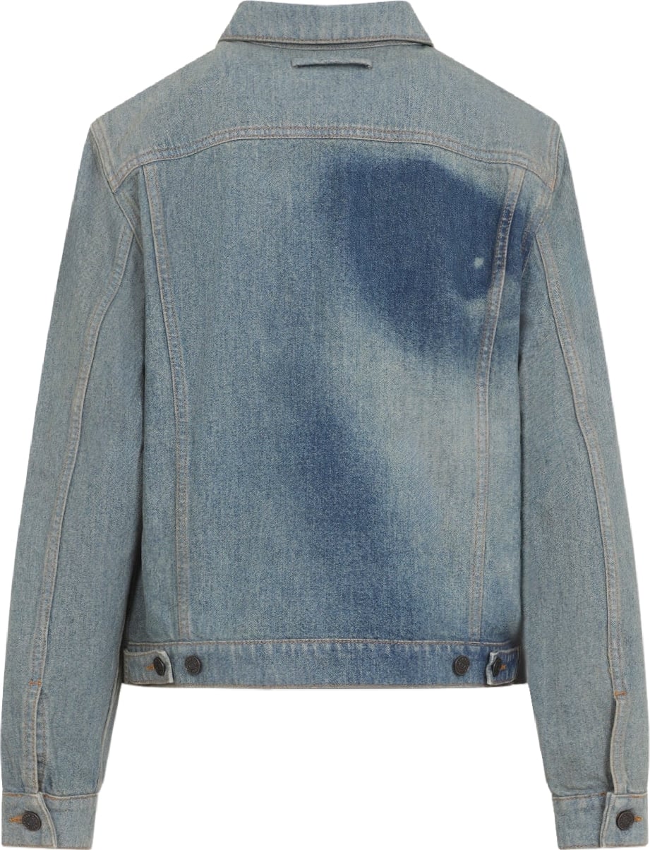 Jean Paul Gaultier Face Print Denim Jacket