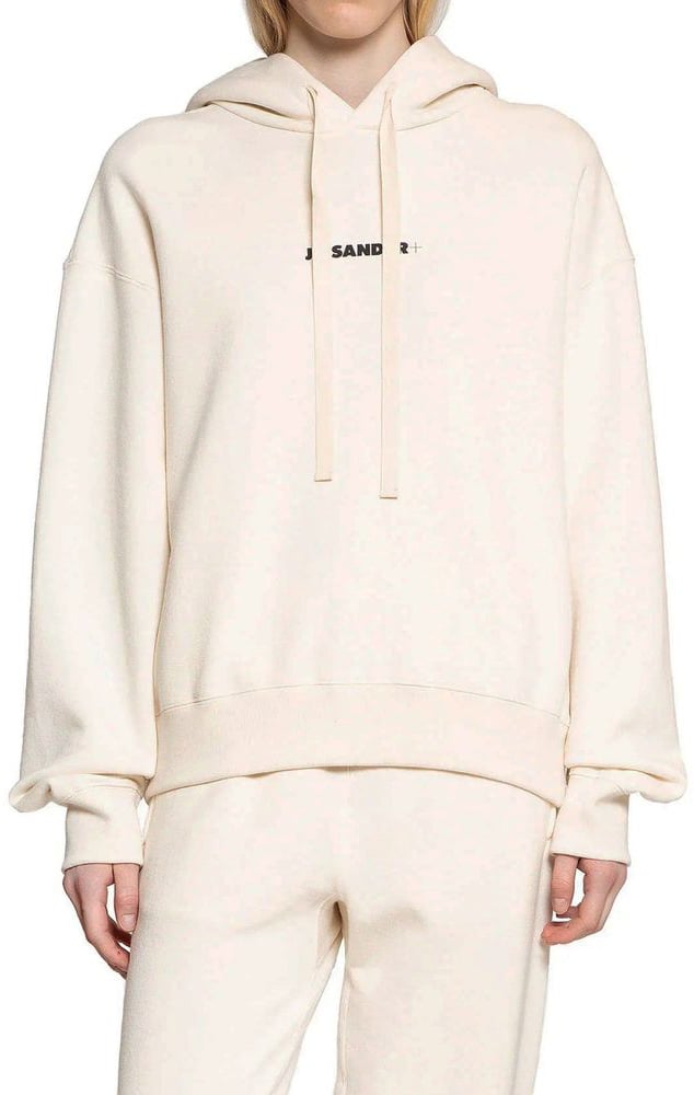 Jil Sander White Cotton Sweatshirt