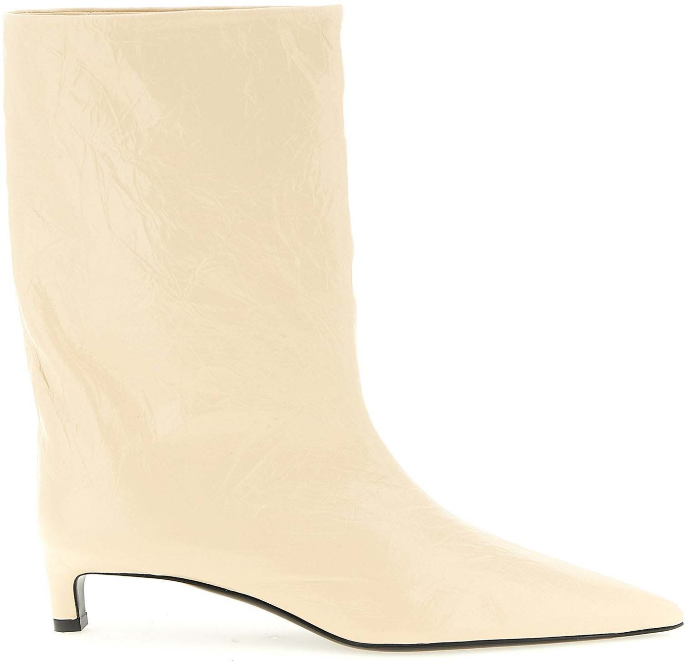 Jil Sander Beige Calfskin Ankle Boots