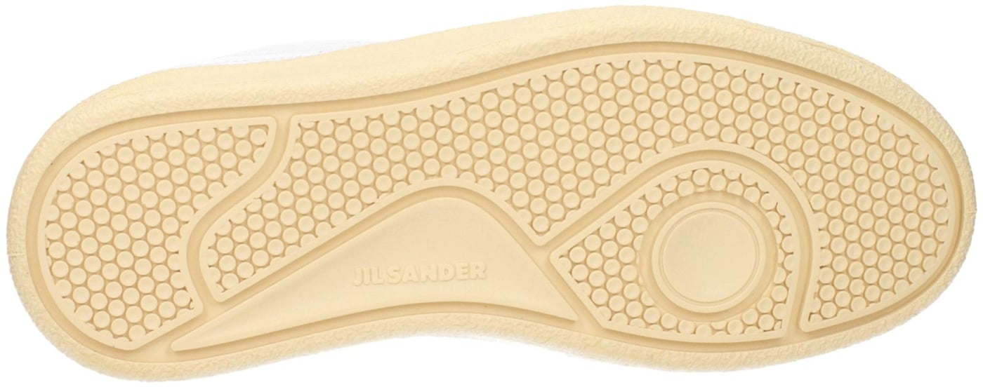 Jil Sander White Leather Low Top Sneakers