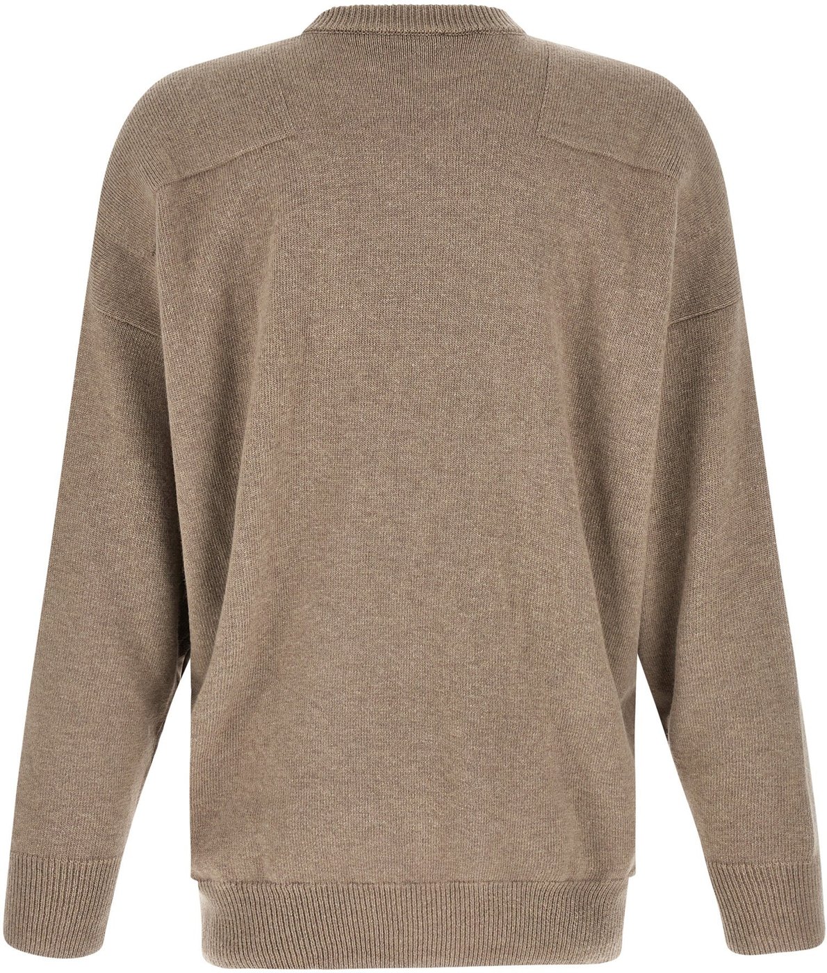 Jil Sander Beige Wool Cardigan