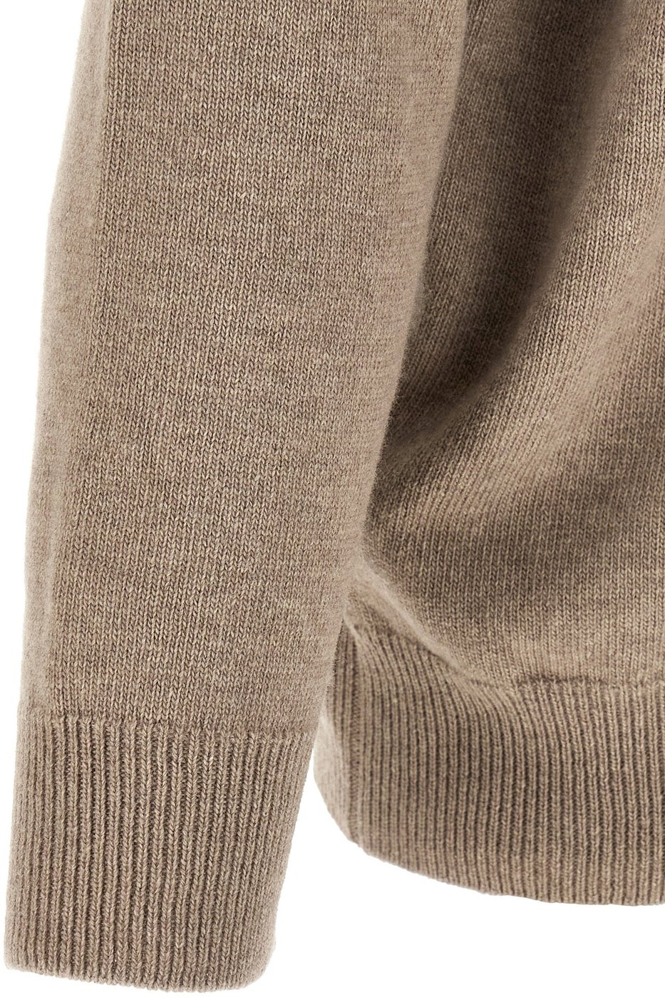 Jil Sander Beige Wool Cardigan