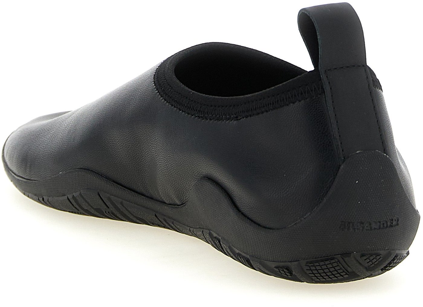 Jil Sander Black Polyethylene Flats