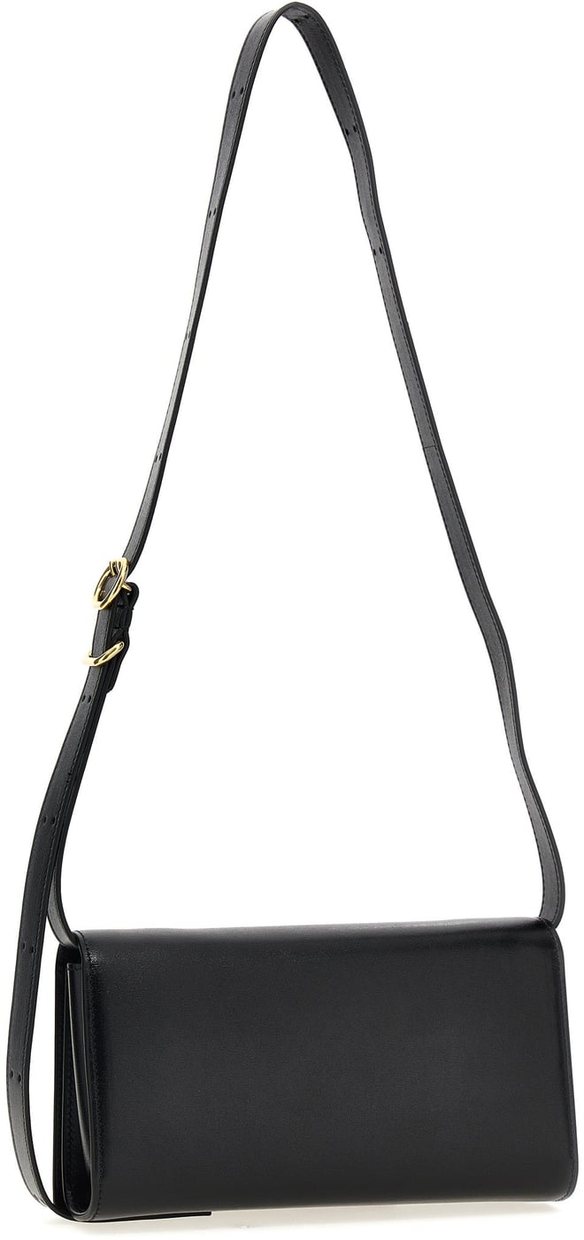 Jil Sander Black Leather Crossbody Bag
