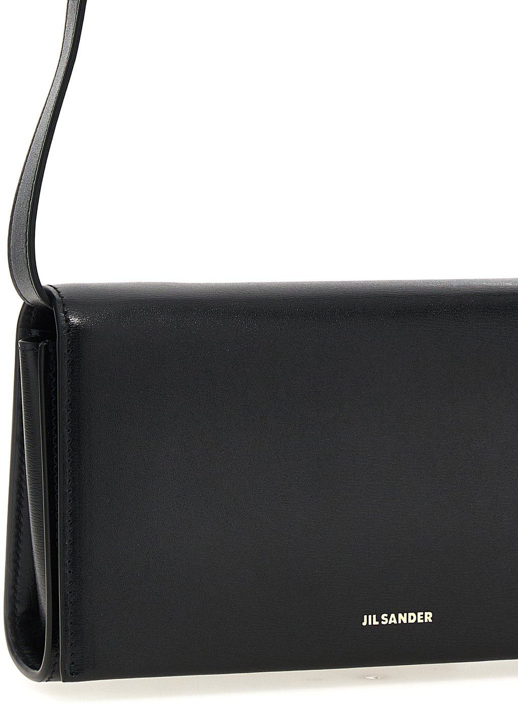 Jil Sander Black Leather Crossbody Bag