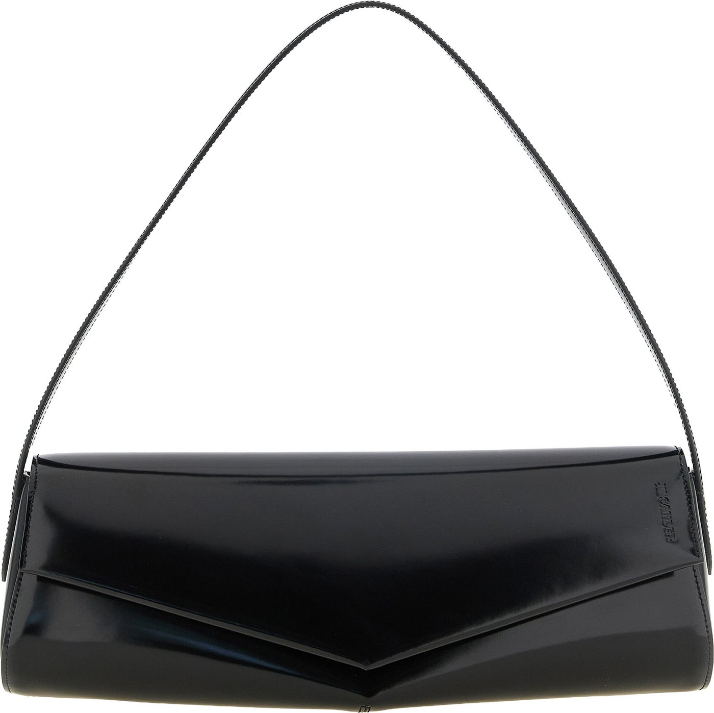 Jil Sander Black Calfskin Shoulder Bag