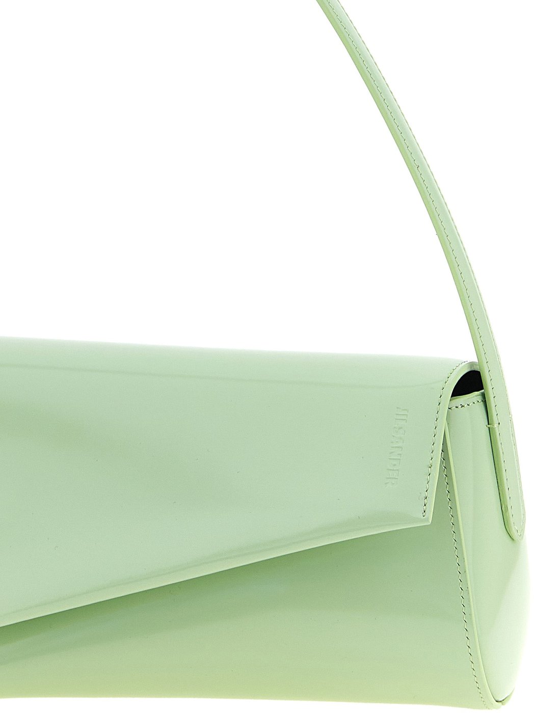 Jil Sander Bicolor Calfskin Shoulder Bag