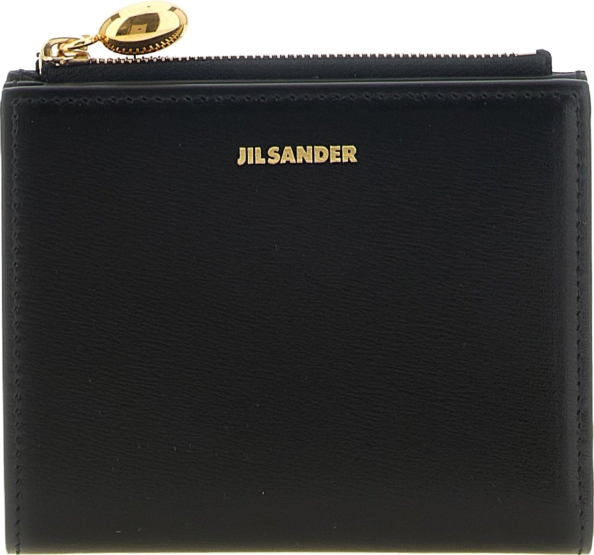 Jil Sander Black Calfskin Cardholder