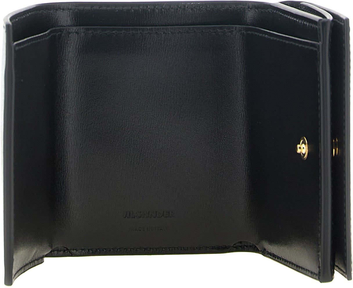 Jil Sander Black Calfskin Cardholder