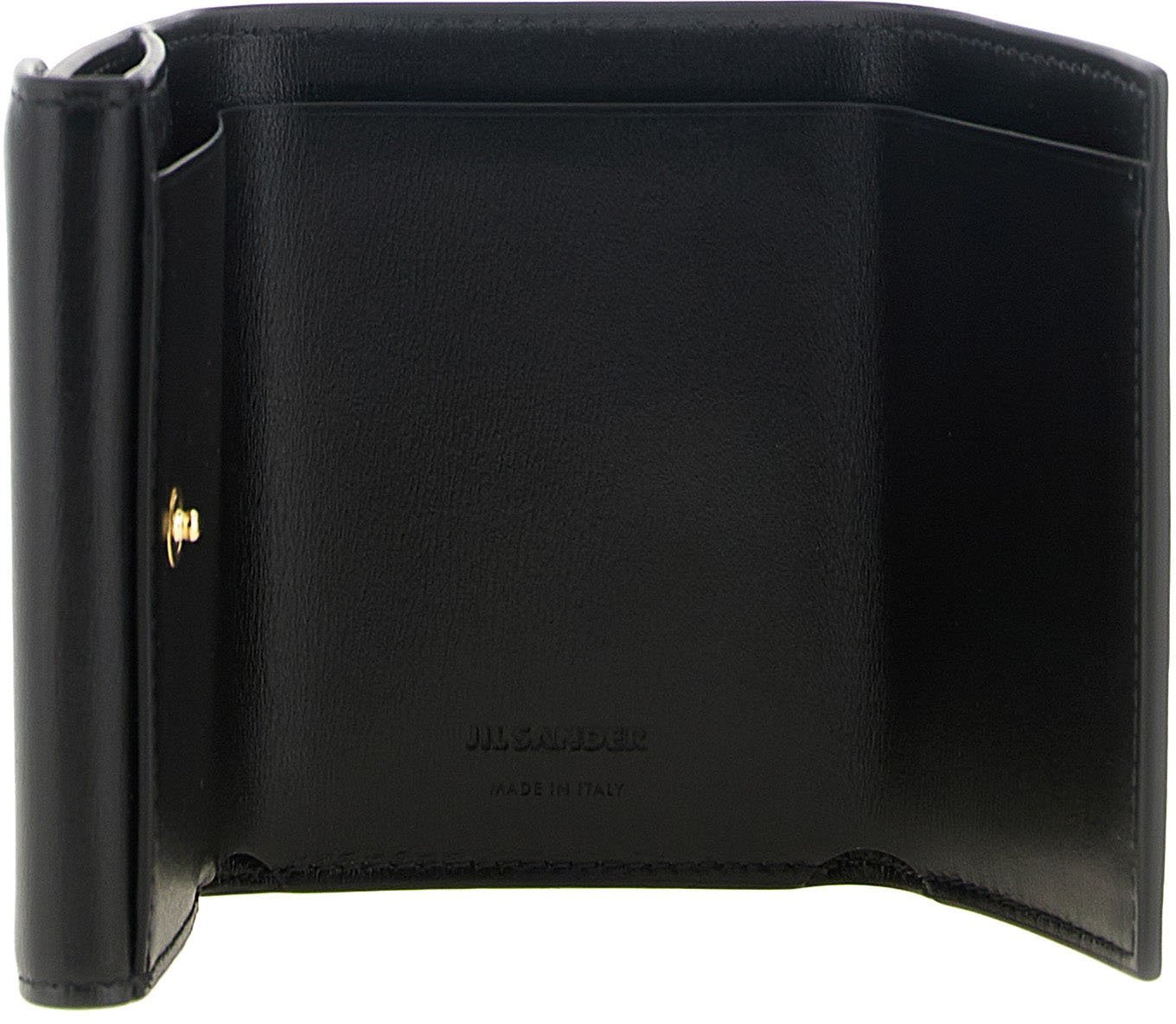 Jil Sander Black Calfskin Cardholder