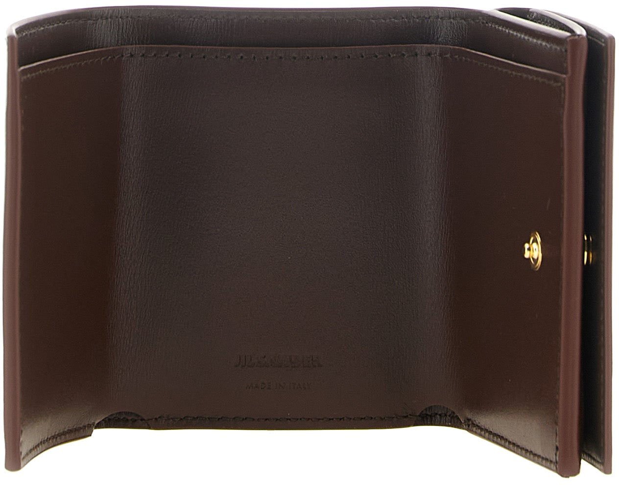 Jil Sander Brown Calfskin Cardholder