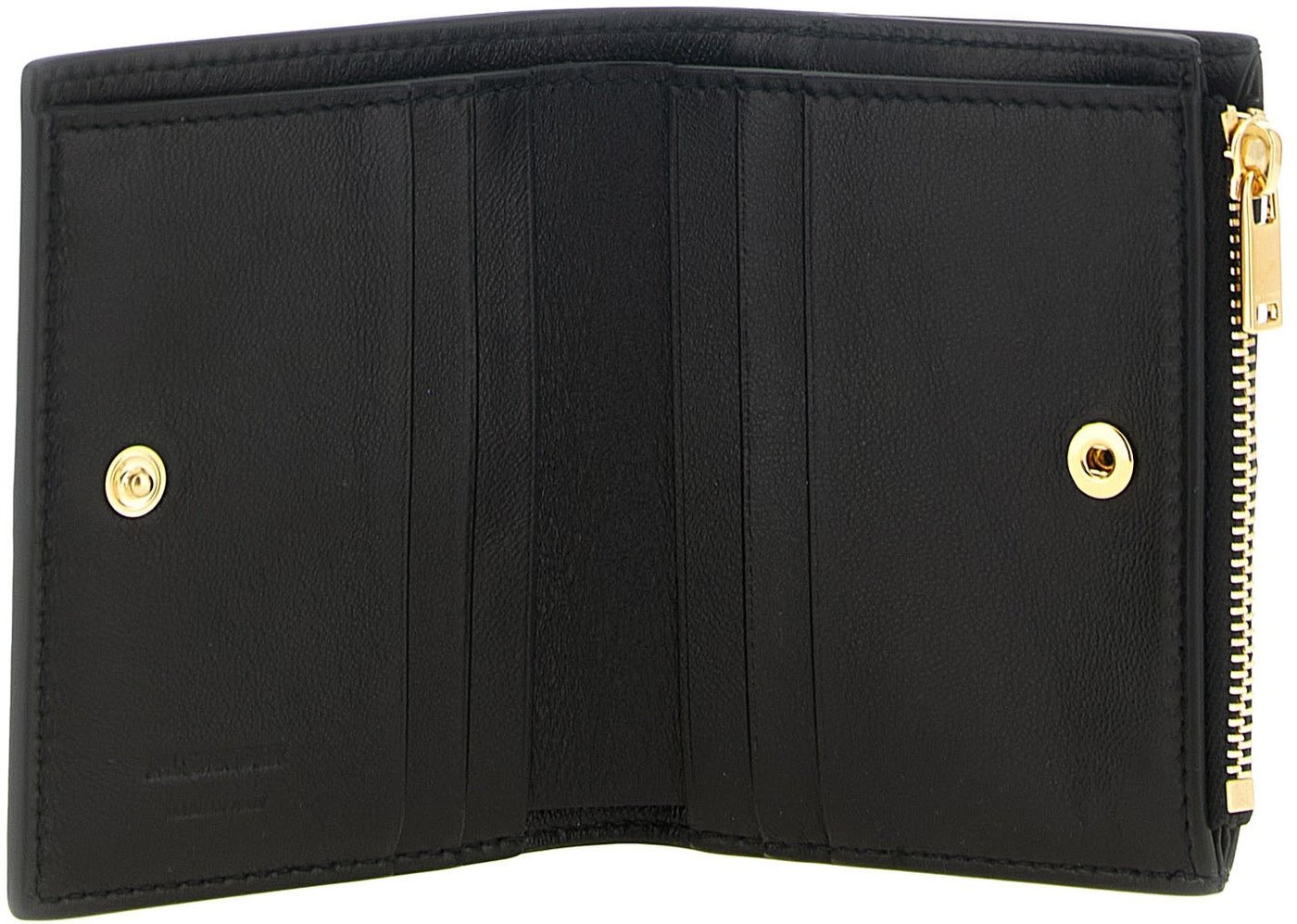 Jil Sander Black Lamb Leather Cardholder