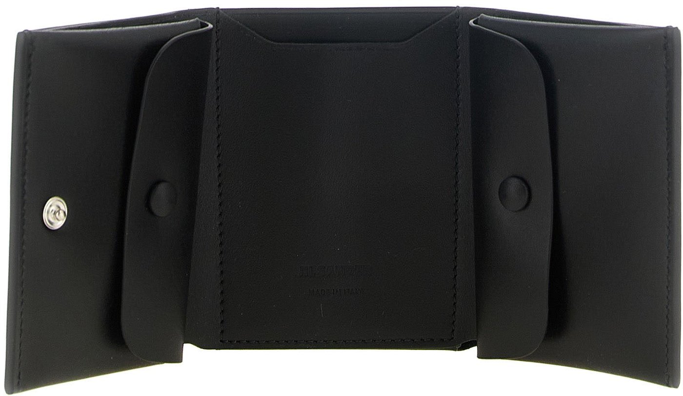 Jil Sander Black Calfskin Wallet
