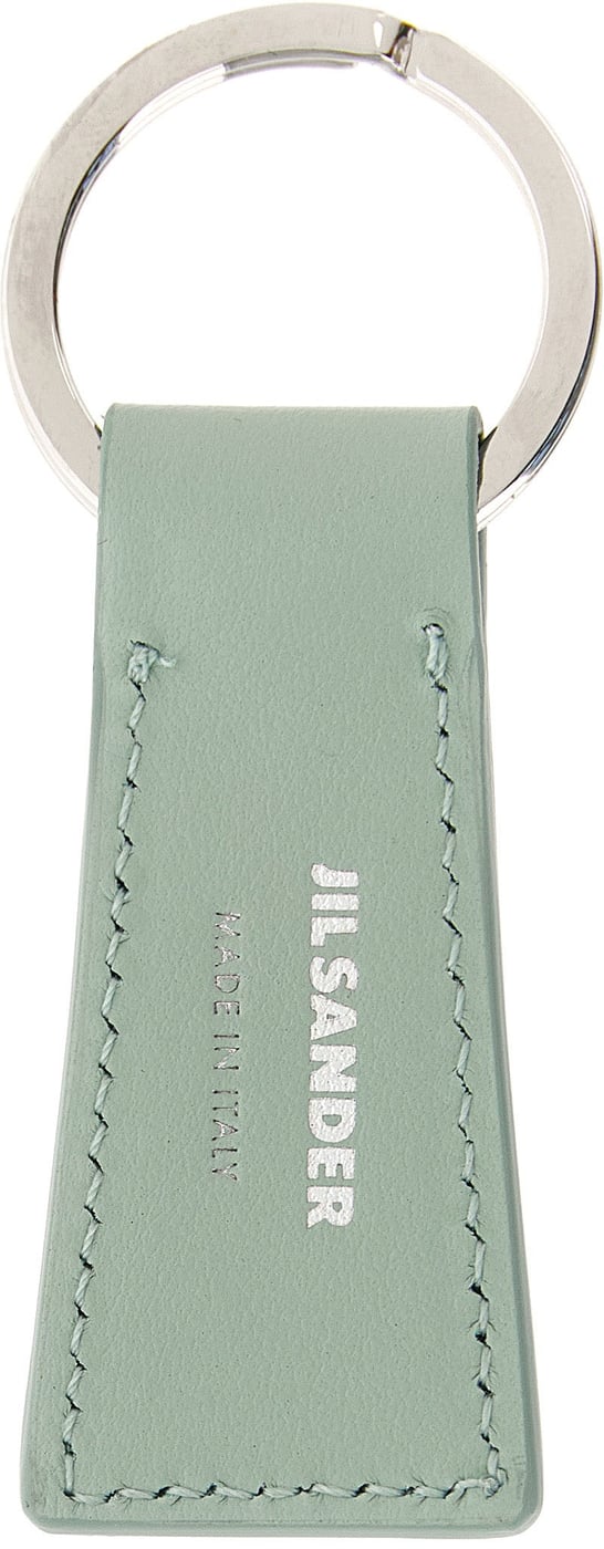 Jil Sander Bicolor Calfskin Keychain