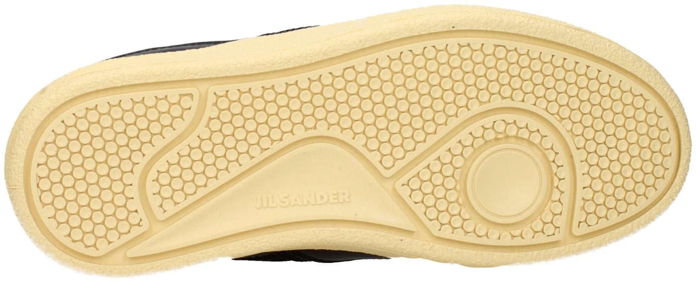 Jil Sander Black Leather Low Top Sneakers