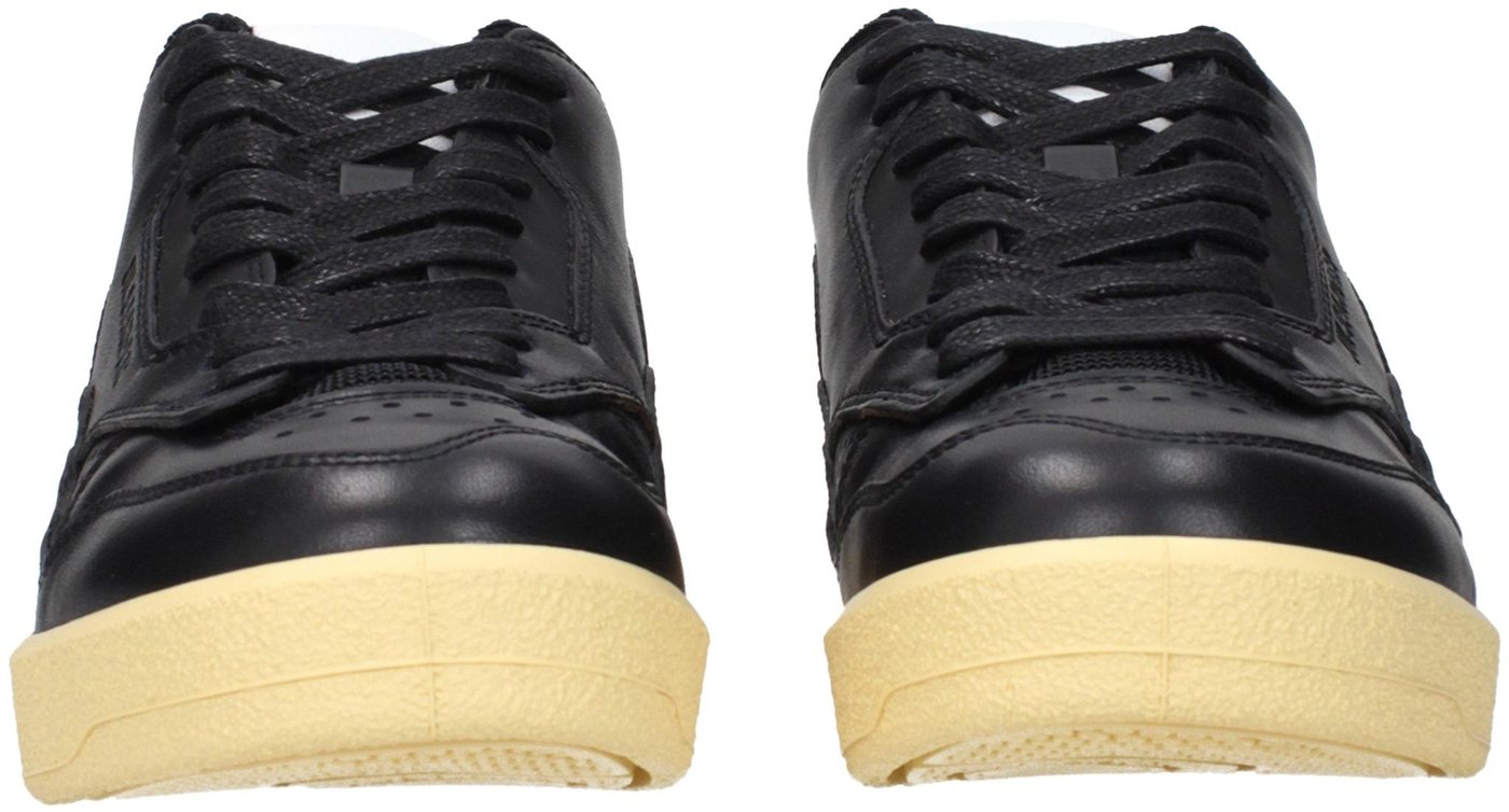 Jil Sander Black Leather Low Top Sneakers